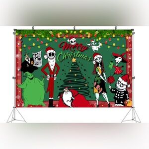 New Nightmare Before Christmas Themed Backdrop